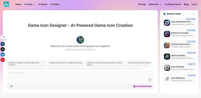 بهترین هوش مصنوعی&zwnj; برای طراحی آیکن&zwnj;های بازی 3