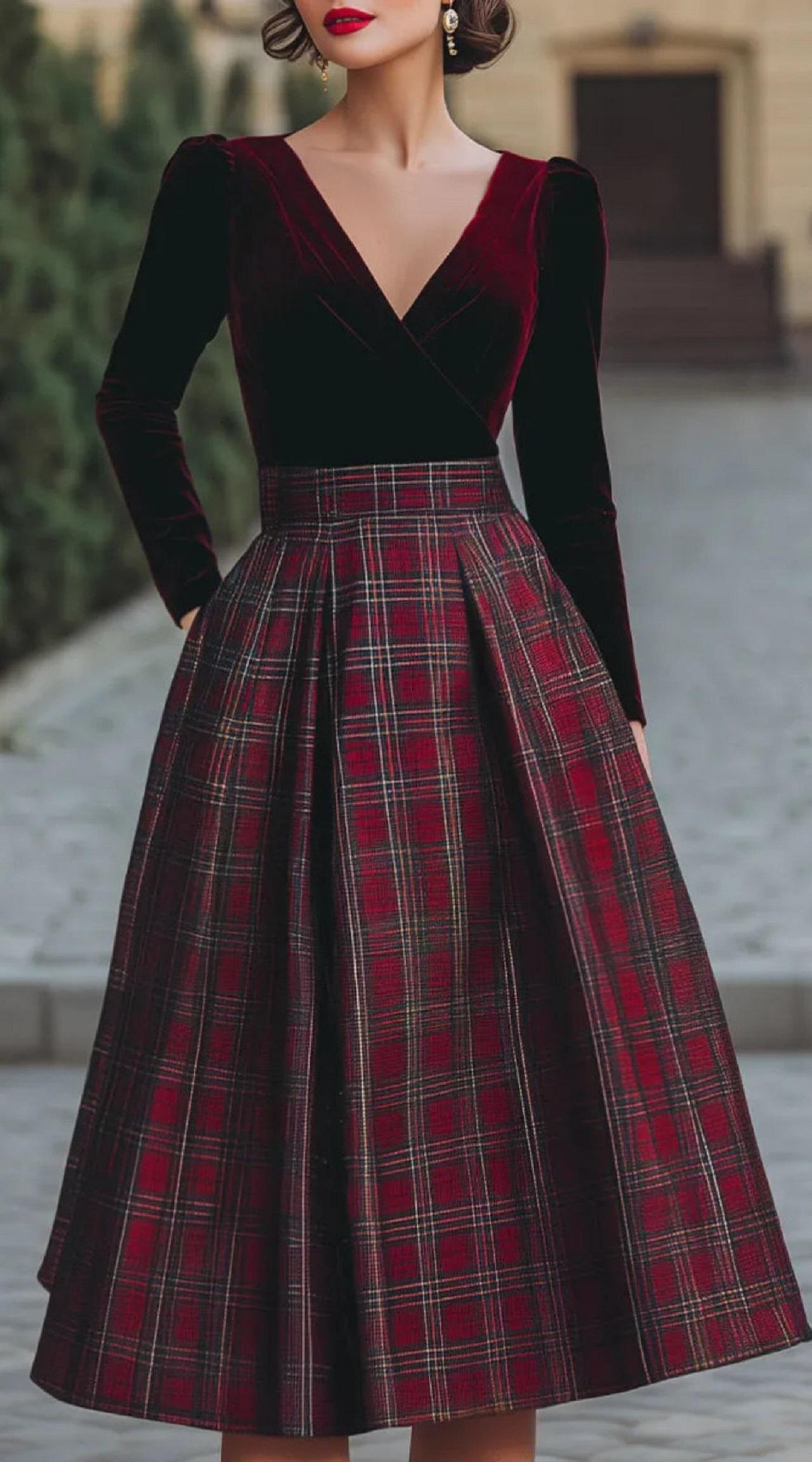 لباس یلدایی عروس مخمل 1