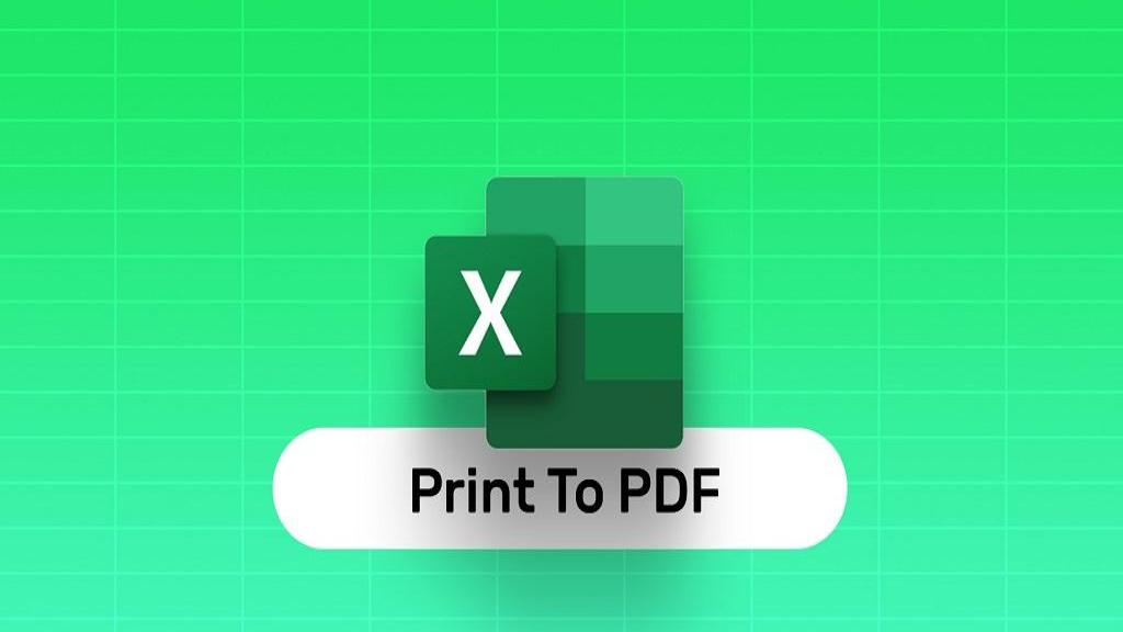 تبدیل اکسل به پی دی اف با ساخت دکمه تبدیل پرینت به PDF در ویندوز 11