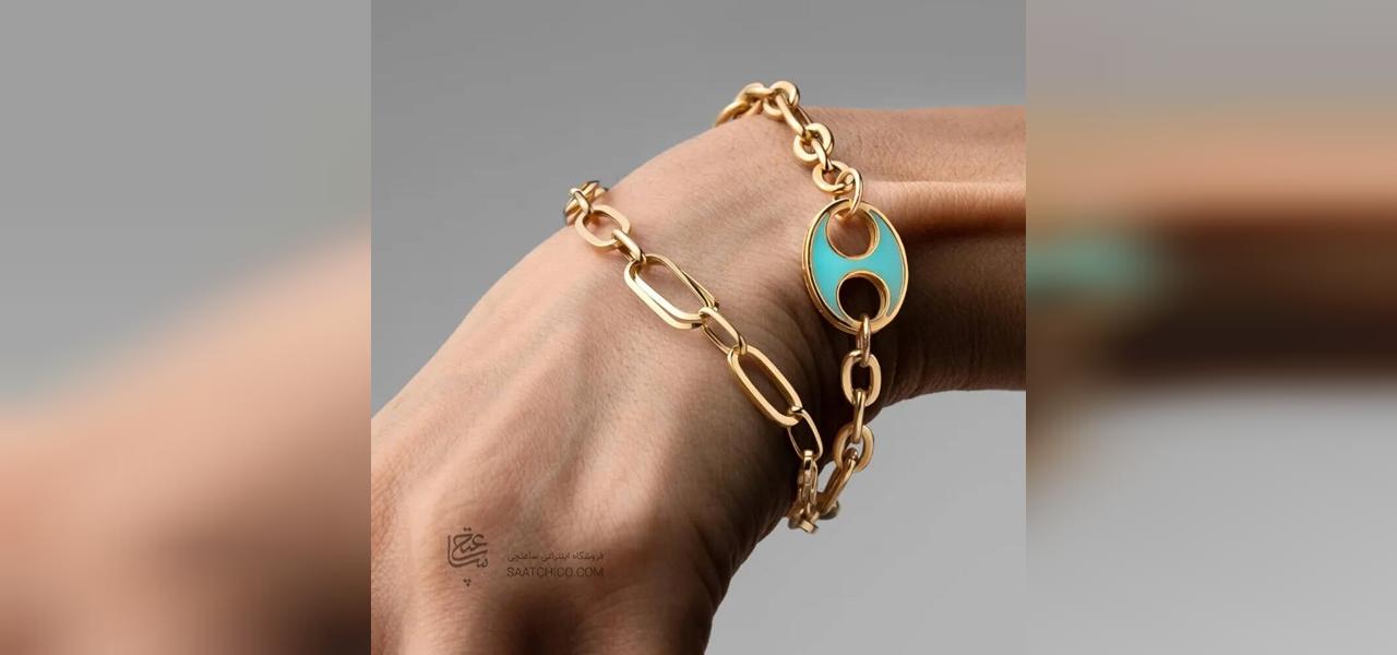 دو مدل دستبند زنجیری