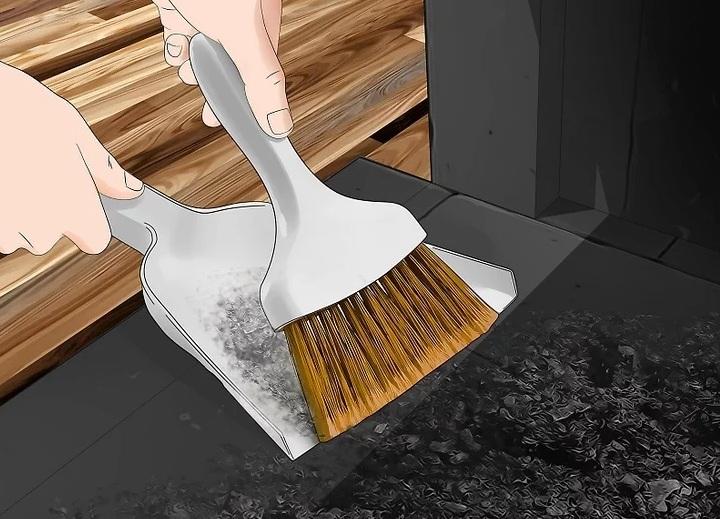 روش تمیزکاری کاشی شومینه 1