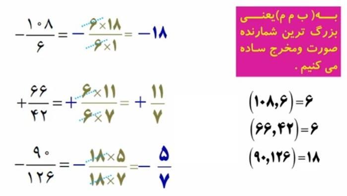 حل تمرین صفحه 7 ریاضی هشتم 1