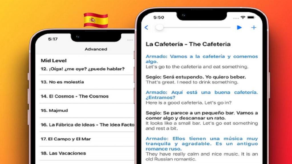 دانلود 6 اپلیکیشن آموزش زبان اسپانیایی برای آیفون و اندروید رایگان
