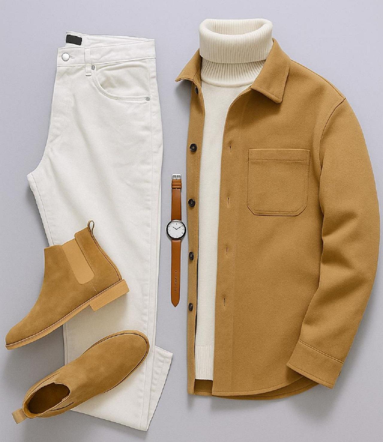 تیپ زمستانی شیک مردانه 2