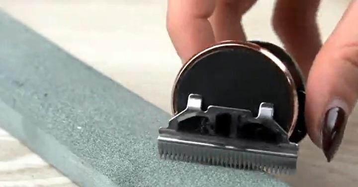 نحوه تیز کردن موزر مو 8