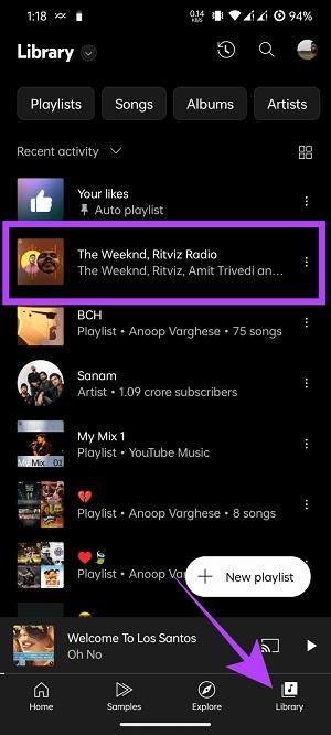 نحوه مشاهده یا ویرایش YOUTUBE MUSIC RADIO