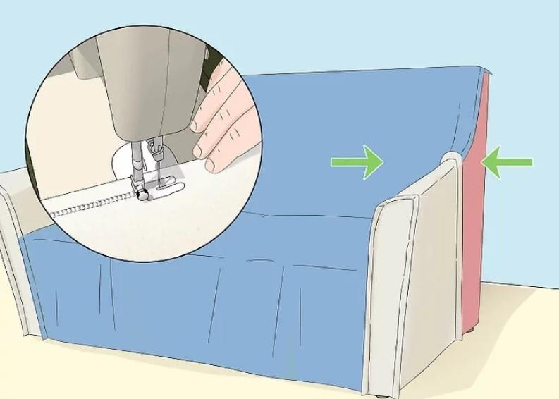 آموزش دوخت روکش مبل 15