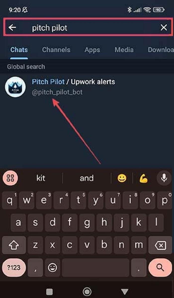 نحوه استفاده از Pitch Pilot برای یافتن شغل جدید در تلگرام 2