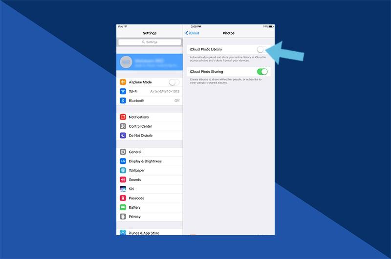 نحوه غیرفعال کردن iCloud Photo Library تنها در یک دستگاه