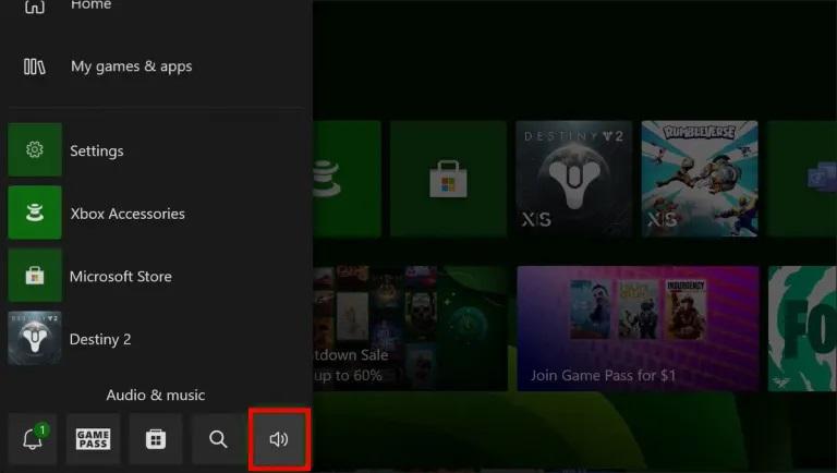 نحوه رفع عدم صدا در منو ایکس باکس 1