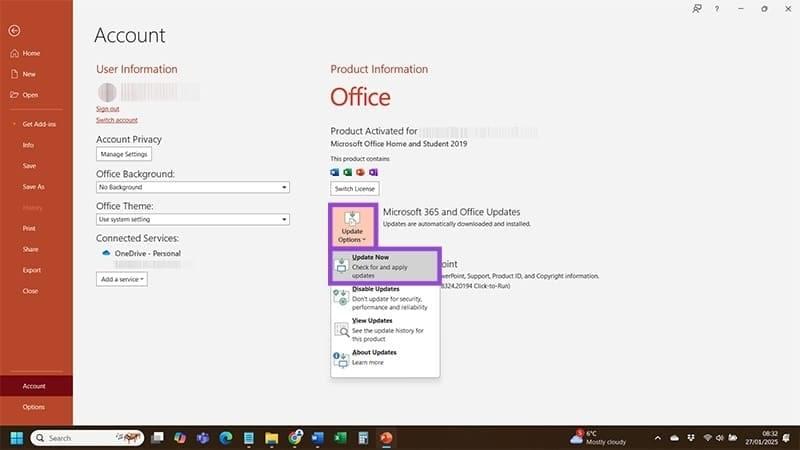 نحوه رفع عدم کارکرد هایپرلینک در پاورپوینت 7