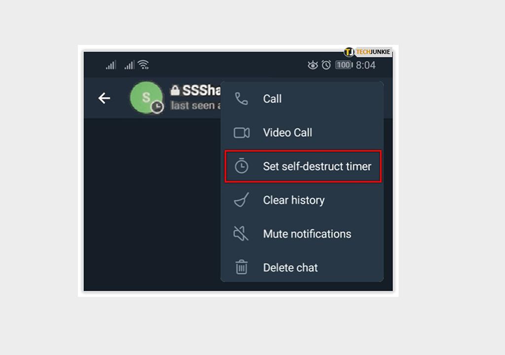 خود تخریب در تلگرام