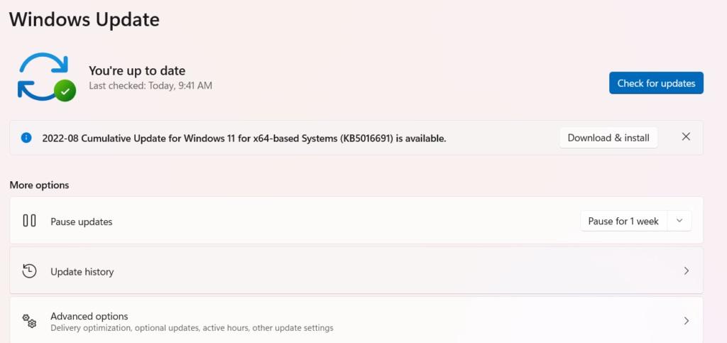 حل مشکل عدم شناسایی کارت گرافیک NVIDIA در ویندوز 11: حذف آخرین به روز رسانی پ
