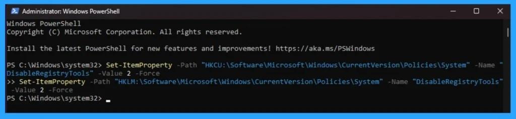 روش‌هایی برای فعال یا غیرفعال کردن ویرایشگر رجیستری 5