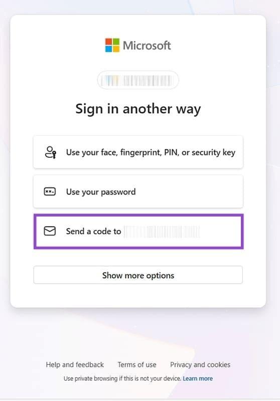 رفع خطای ورود پس از ریست پسورد مایکروسافت 4