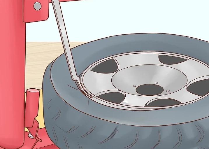 نحوه جدا کردن لاستیک از رینگ 11