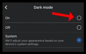 نحوه فعال کردن Dark Mode در فیس بوک 7