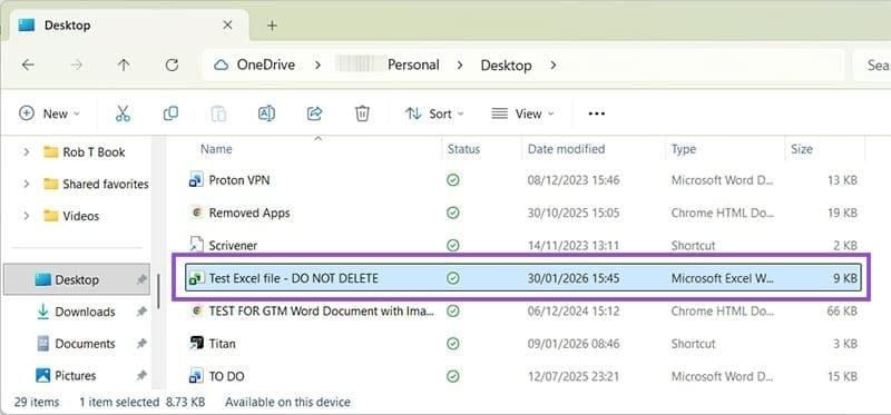 نحوه بازیابی فایلهای اکسل حذفشده 6