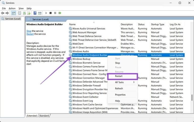 نحوه رفع مشکل قطع شدن صدا در ویندوز 11 6
