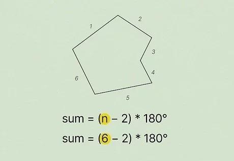 نحوه محاسبه مجموع زوایای داخلی3
