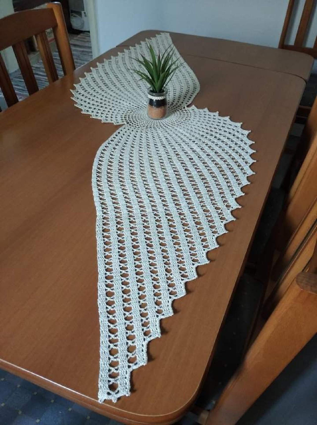 مدل رانر رومیزی مکرومه  1