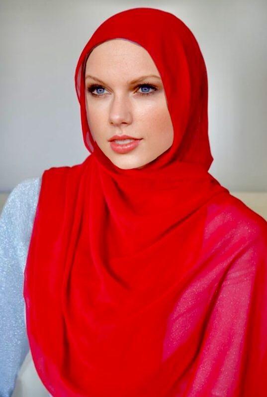 تیلور سویفت باحجاب