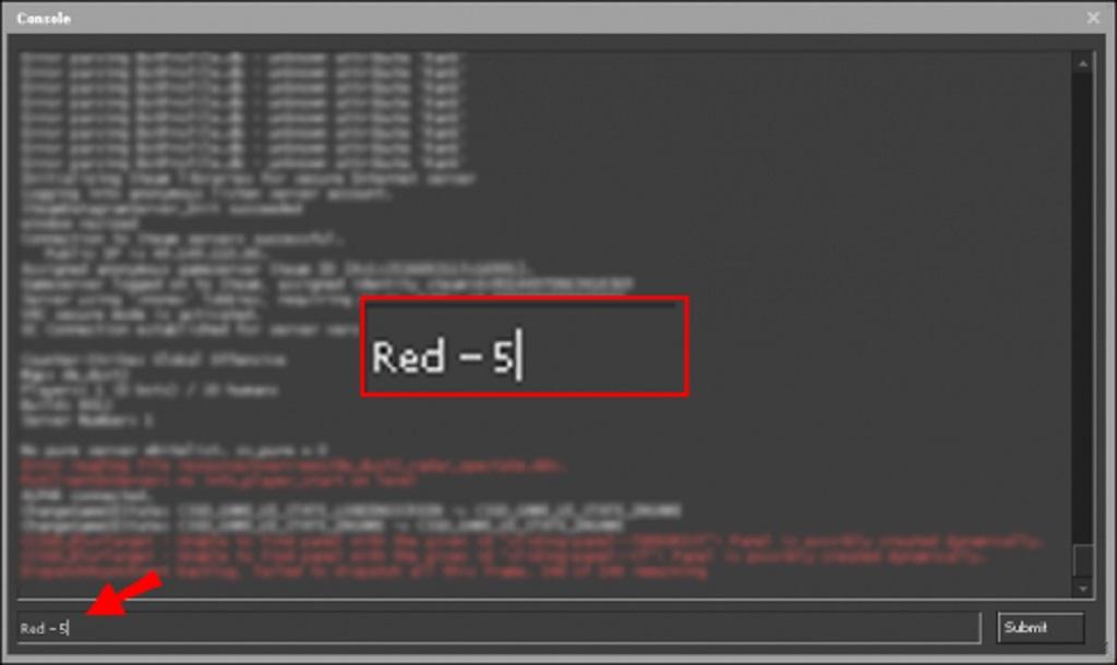 کدهای رنگی HUD در CSGO: قرمز