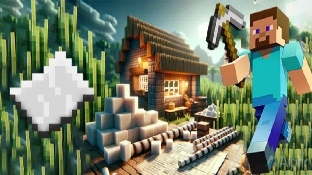 آموزش نحوه ساخت کاغذ در ماین کرافت (Minecraft) مرحله به مرحله