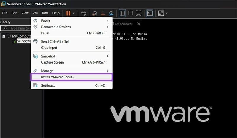 نحوه رفع مشکل میکروفون در VMWare 3