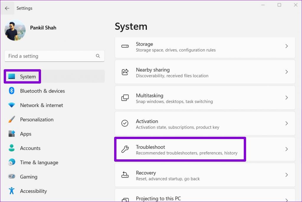  اجرا کردن Audio Troubleshooter 