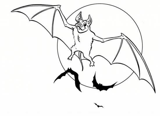 نقاشی خفاش ترسناک 11