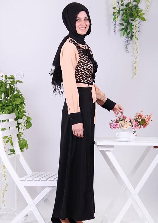 مدل لباس مجلسی دخترانه پوشیده ترکیه ای6