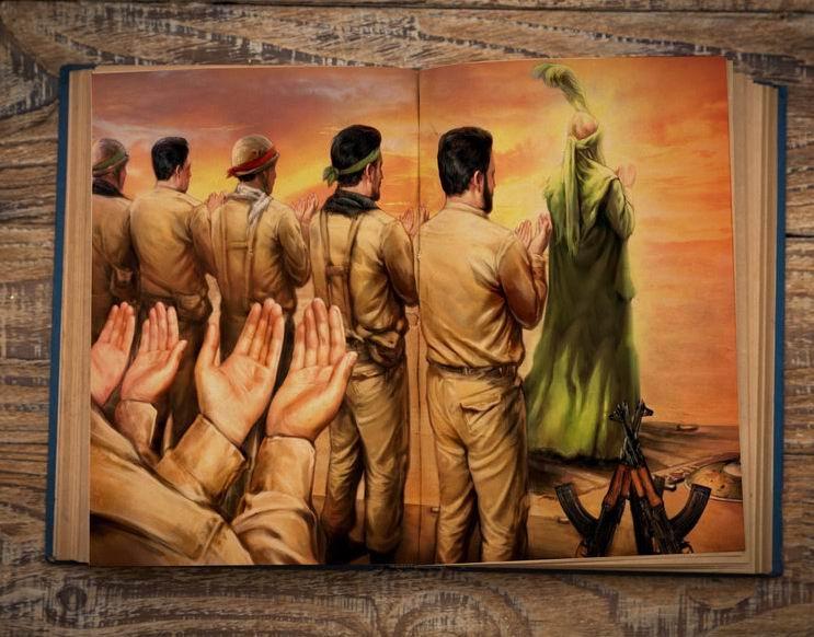 نقاشی دفاع مقدس حرفه ای  1