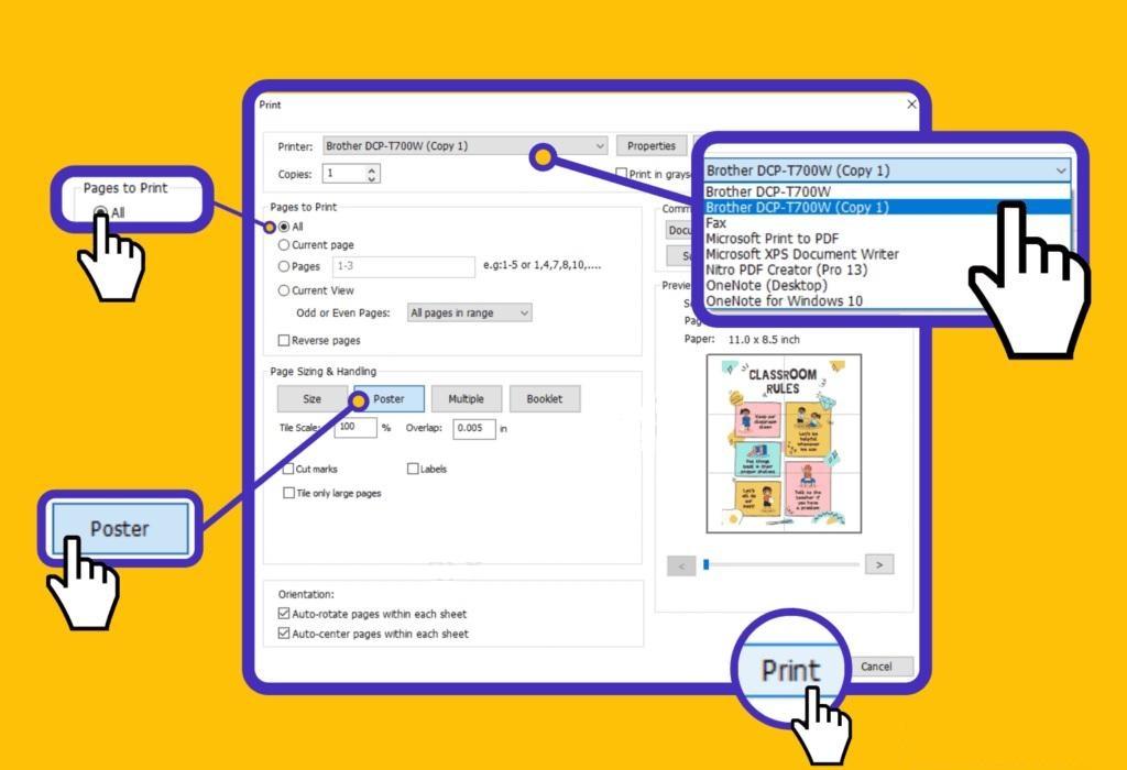 برنامه تغییر سایز پی دی اف برای پرینت  3