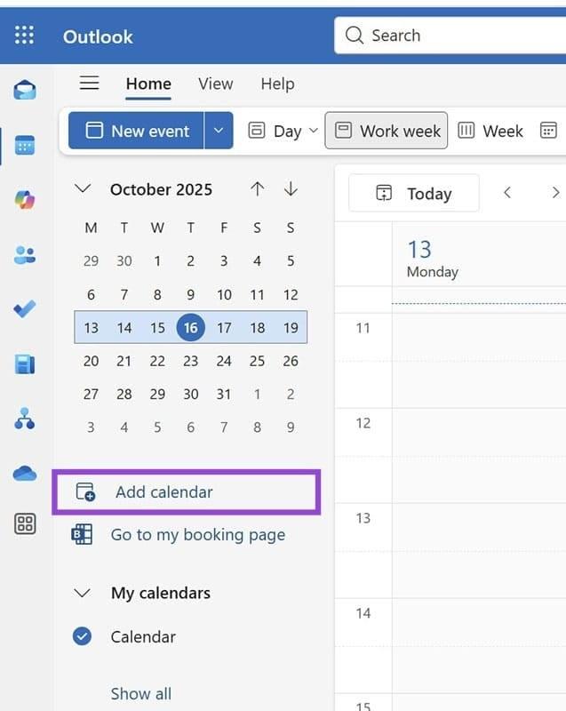 نحوه رفع مشکل اضافه نشدن تقویم به Outlook 5
