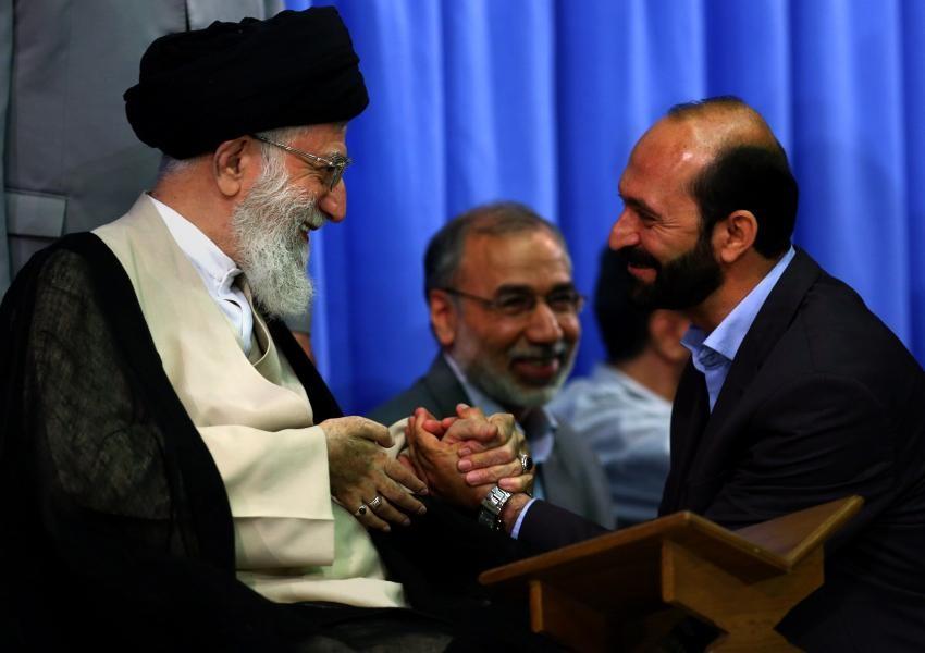 عکس  سعید طوسی و آیت الله خامنه ای