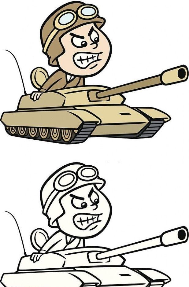 نقاشی روز ارتش برای رنگ آمیزی 3