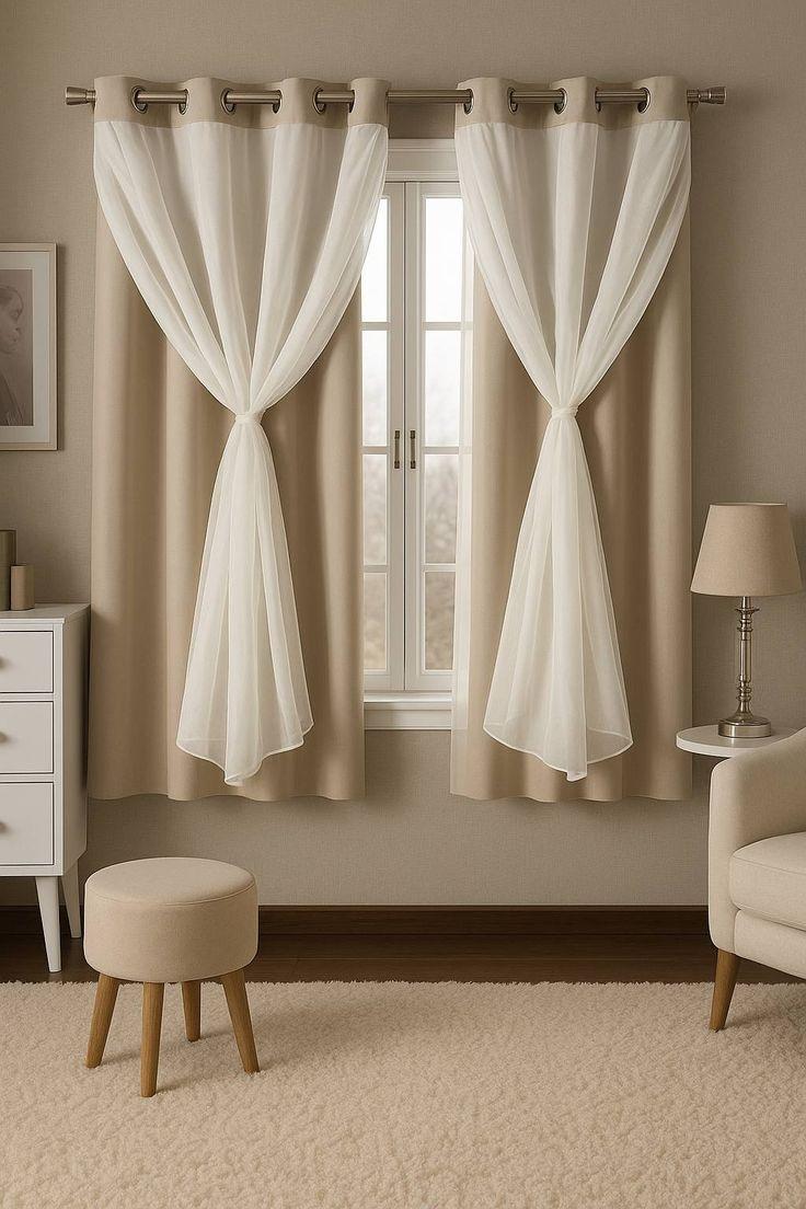 مدل پرده مینیمال کوتاه 4