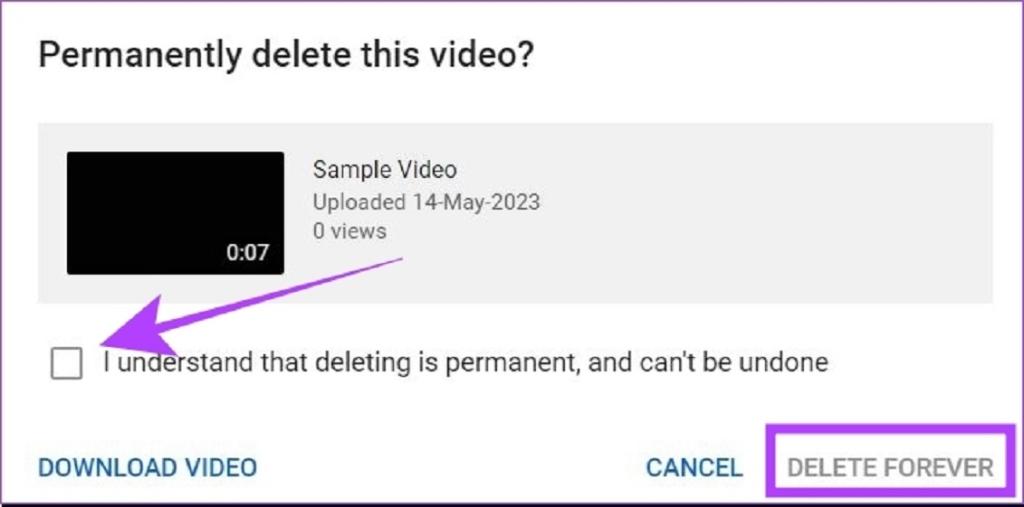 نحوه حذف ویدیوهای یوتیوب روی دسکتاپ