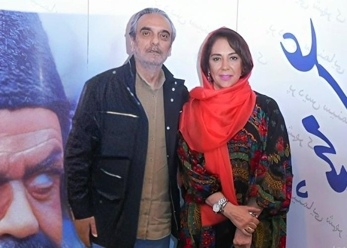 همایون ارشادی در کنار همسرش
