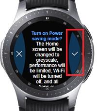 فعال و یا غیرفعال کردن Power saving mode در ساعت هوشمند سامسونگ5