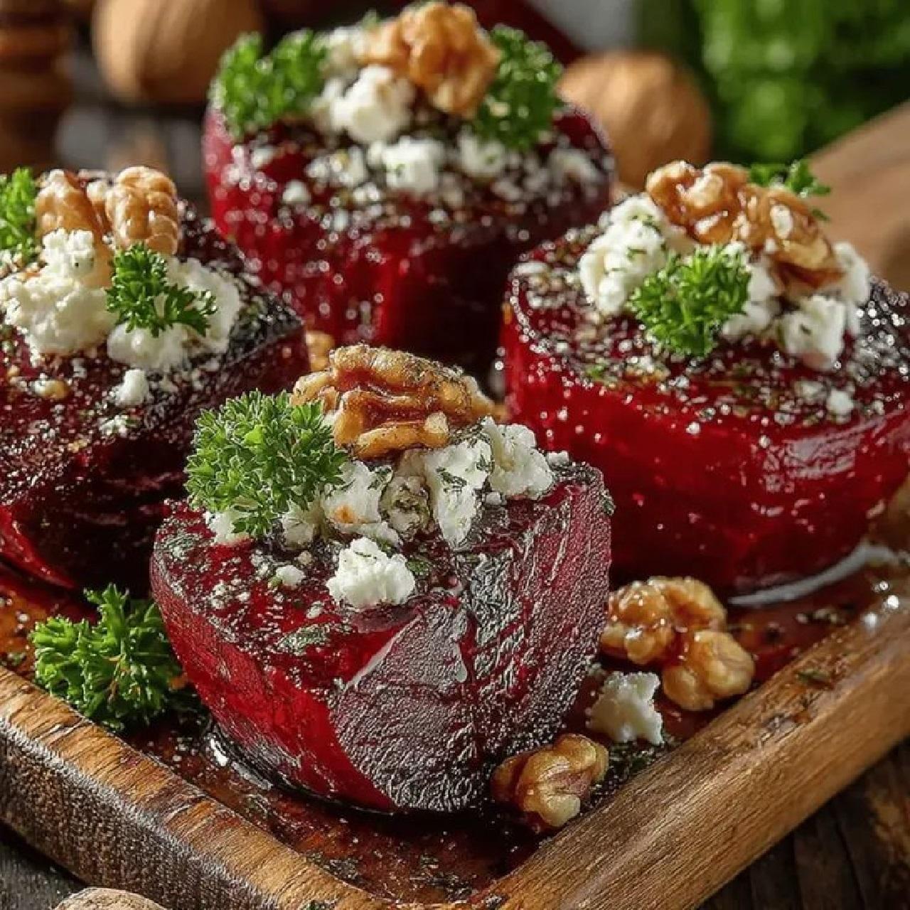 تزیین لبو شب یلدا به شکل لایهای با سبزیجات 5