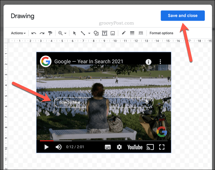 افزودن ویدیوها در گوگل داکس با استفاده از Google Slides5