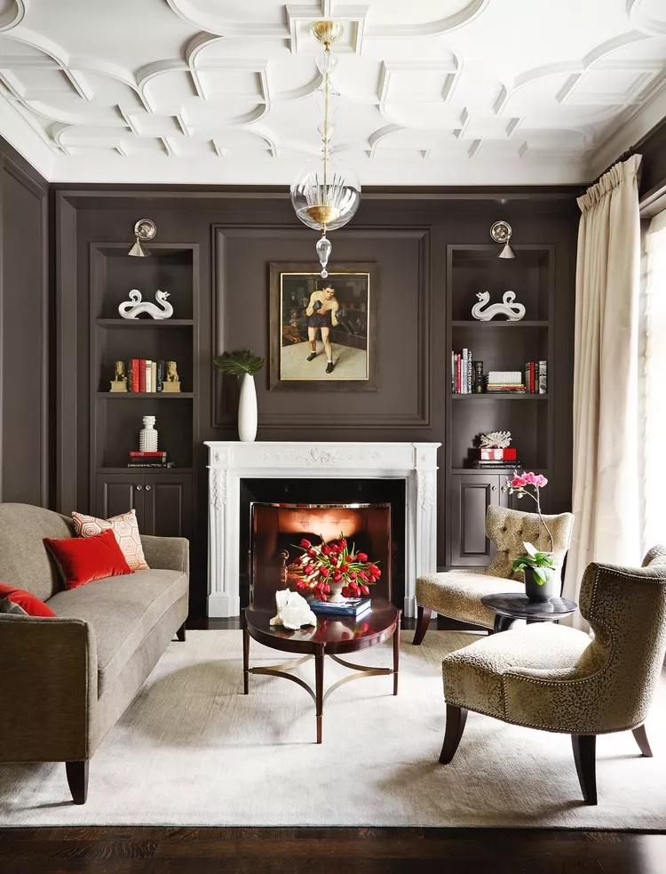 ترکیب رنگ قهوه ای با رنگ های دیگر 13