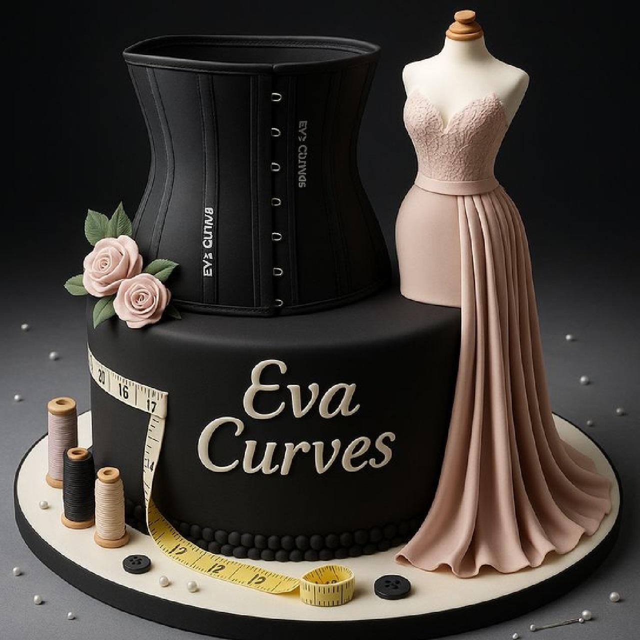 مدل کیک روز خیاط لاکچری با فوندانت