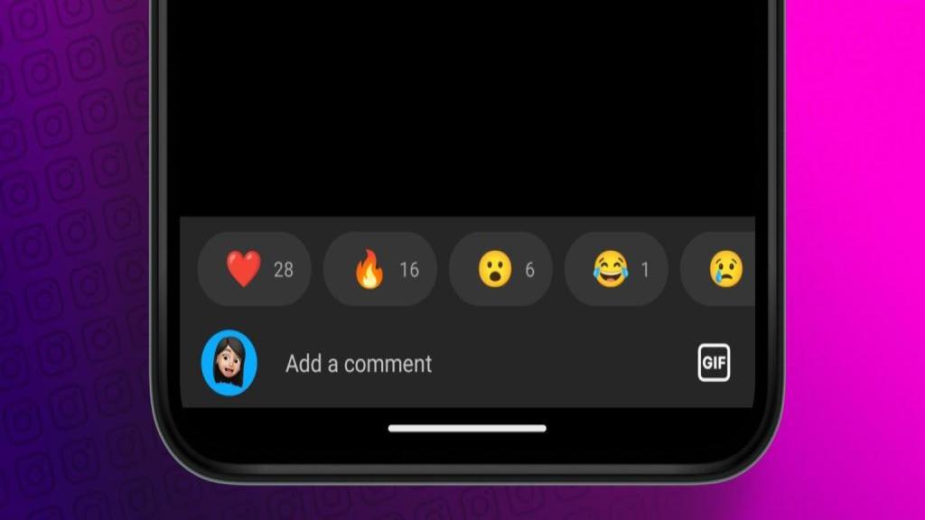 آموزش گذاشتن و فرستادن گیف (GIF) در کامنت اینستاگرام گوشی