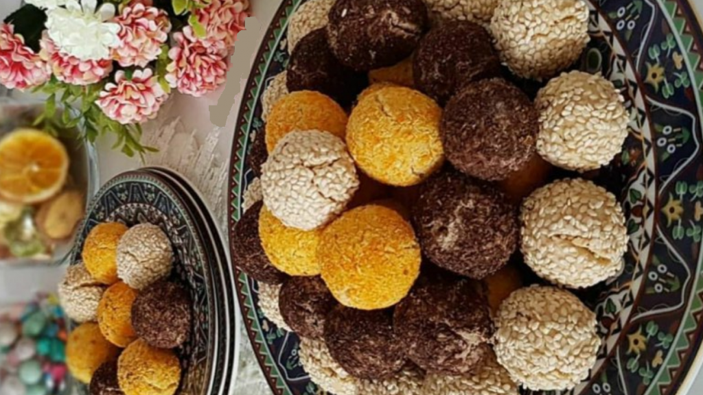 طرز تهیه شیرینی قیطونی [غلتونک] مجلسی خانگی برای عید نوروز