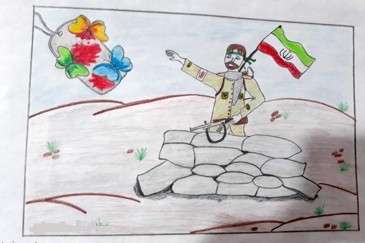 نقاشی کودکانه آزادسازی خرمشهر5