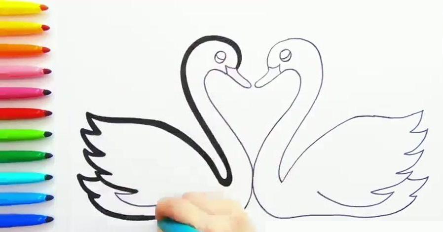 نقاشی حیوانات با عدد 2 انگلیسی 13