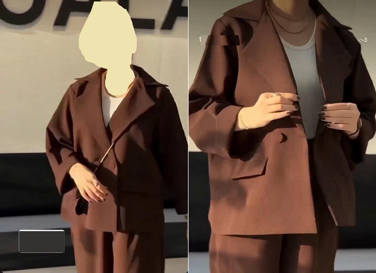 &nbsp;مدل ست مانتو شلوار 2026 5